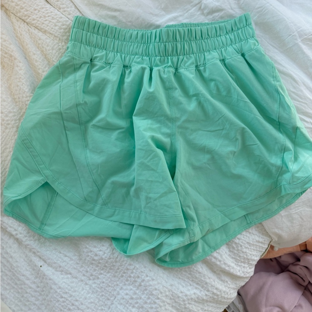 Mint Green Lululemon Shorts